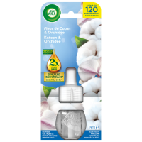 3X Air Wick Elektrische Luchtverfrisser Katoen & Orchidee 19 ml