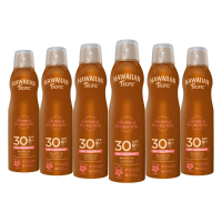 6X Hawaiian Tropic Zonneolie Spray Protective Coconut & Mango SPF 30 180 ml