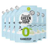 6X Marcel's Green Soap Handzeep 0% Navulling 500 ml