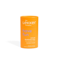 2X The Lekker Company Deodorant Stick Have Fun Mandarijn & Citroen 40 gr