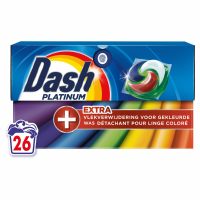 2E halve prijs: Dash Wasmiddelcapsules 4in1 Pods +Extra Vlekverwijdering Color 26 stuks