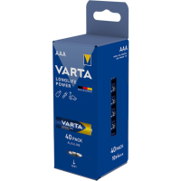 Varta Longlife Power AAA Storagebox 40 stuks