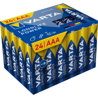 16X Varta Longlife Power AAA Cube Pack 24 stuks
