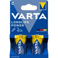 4X Varta Longlife Power C Blister 2 stuks