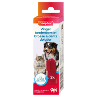 6X Beaphar Vingertandenborstel 2 stuks
