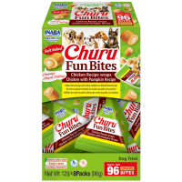 Inaba Churu Fun Bites Wraps Hondensnack Multipack Chicken & Pumpkin 8 x 12 gr