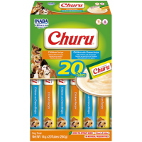 Inaba Churu Puree Hondensnack Multipack Chicken & Cheese 20 x 14 gr