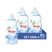 4X Robijn Klein & Krachtig Wasmiddel Stralend Wit 39 Wasbeurten 1,19 liter