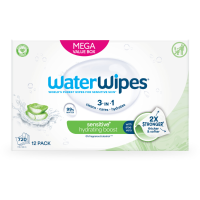 WaterWipes Baby Hydrating Clean Billendoekjes 12x60 = 720 stuks