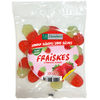 3X Damhert Fraiskes Strawberry Zonder Suikers 100 gr