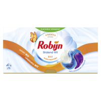 2+3 Gratis: Robijn Wascapsules 3 in 1 Stralend Wit 26 stuks