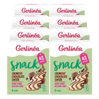 8X Gerlinea Repen Crunchy Choco Swirl Glutenvrij 78 gr