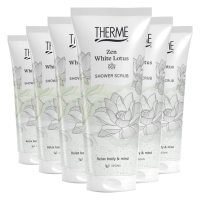 6X Therme Zen White Lotus Shower Scrub 200 ml