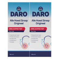 2X Daro Alle Hoest Siroop 150 ml