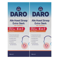 2X Daro Alle Hoest Siroop Extra Sterk met Vitamine C 150 ml