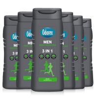 6X Odorex Douchegel For Men 3 in 1 Fresh Protection 300 ml