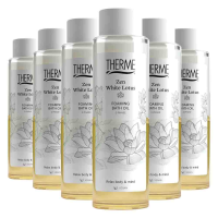 6X Therme Zen White Lotus Foaming Bath Oil 400 ml