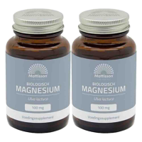 2X Mattisson Magnesium 100mg Biologisch 60 vegacapsules