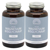 2X Mattisson Magnesium Bisglycinaat 150mg Vegan 120 vegacapsules