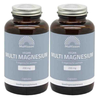 2X Mattisson Magnesium Vegan Multi 120 vegacapsules