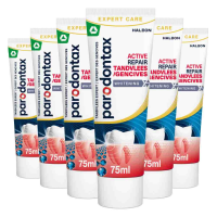 6X Parodontax Tandpasta Active Repair Tandvlees Whitening 75 ml