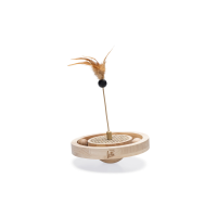 Designed by Lotte Kattenspeelgoed Winni Hout Bruin 22 x 22 x 30 cm