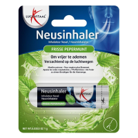 2+2 Gratis: Lucovitaal Neusinhaler Vrijer Ademen Frisse Pepermunt 1 gr