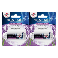 2X Lucovitaal Neusinhaler Vrijer Ademen Relaxerende Lavendel 1 gr