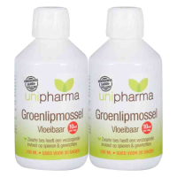 2X Unipharma Groenlipmossel Vloeibaar 200 ml