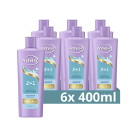 6X Andrélon Shampoo 2 in 1 400 ml