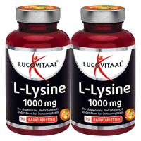 2X Lucovitaal L Lysine 1000 mg 90 kauwtabletten