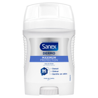 6X Sanex Deodorant Stick Dermo Maximum Protection 96H 50 ml