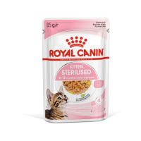 12X Royal Canin Kitten Sterilised Jelly Kattenvoer Nat 85 gr