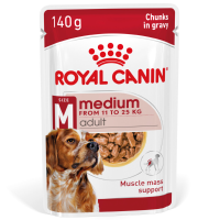 10X Royal Canin Medium Adult Hondenvoer Nat 140 gr