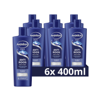 6X Andrélon Shampoo Anti roos For Men 400 ml