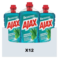 12X Ajax Allesreiniger Eucalyptus 1,25 liter
