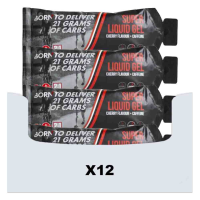 12X Born Drinkgel Super Liquid Cherry & Caffein 55 ml