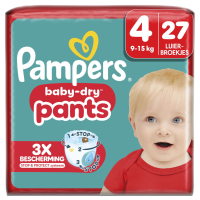 Pampers Baby Dry Luierbroekjes Maat 4 (9 15 kg) 27 stuks
