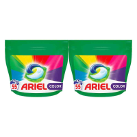 2X Ariel Wasmiddel 3in1 Pods Color 55 stuks