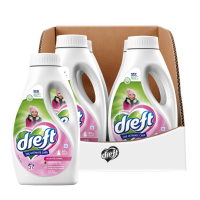 4X Dreft Vloeibaar Wasmiddel Delicate & Wool 21 Wasbeurten 945 ml