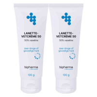 2X Bipharma Lanette Vetcreme 50% 100 gr