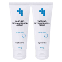 2X Bipharma Vaseline Cetomacrogolcrème 100 gr