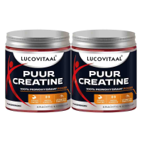 2X Lucovitaal Creatine Monohydraat Poeder Puur 210 gr