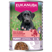 Eukanuba Hondenvoer Nat Life Care Dog Puppy Rund en Pompoen 400 gr