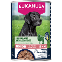 Eukanuba Hondenvoer Nat Life Care Dog Senior Lam en Aardappel 400 gr