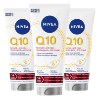 3X NIVEA Anti rimpel Hals & Decolleté Q10 Crème 200ml