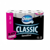 Ooops! Toiletpapier Classic Sensitive 3 laags Black Friday 24 stuks