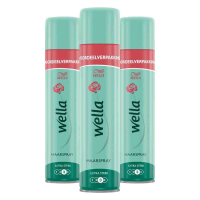 3X Wella Haarspray Extra Strong 400 ml