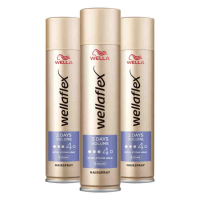 3X Wella Flex Haarspray 2 Days Volume Extra Strong 400 ml