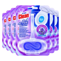 6X At Home Toiletblok 3 in 1 Lavender